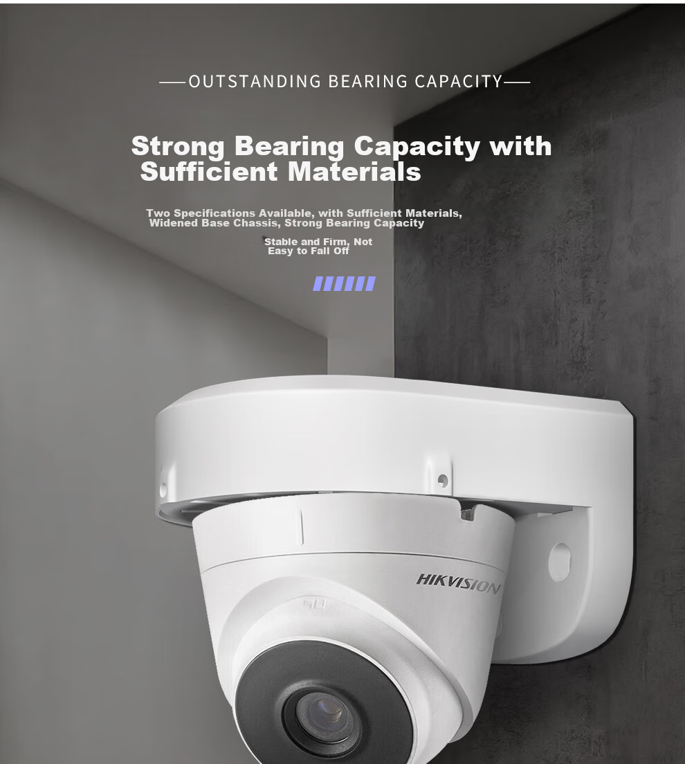COMPCCTV Surveillance Hemisphere Camera Wall Mount Bracket, Hemisphere Camera Bracket for Indoor And Outdoor Use 7