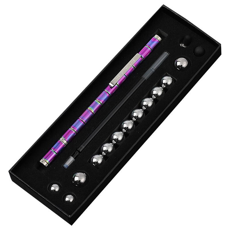Bailishuang Magnetic Pen Finger Spinner Stress Relief Toy, High-Tech Curious Children's Birthday Gift