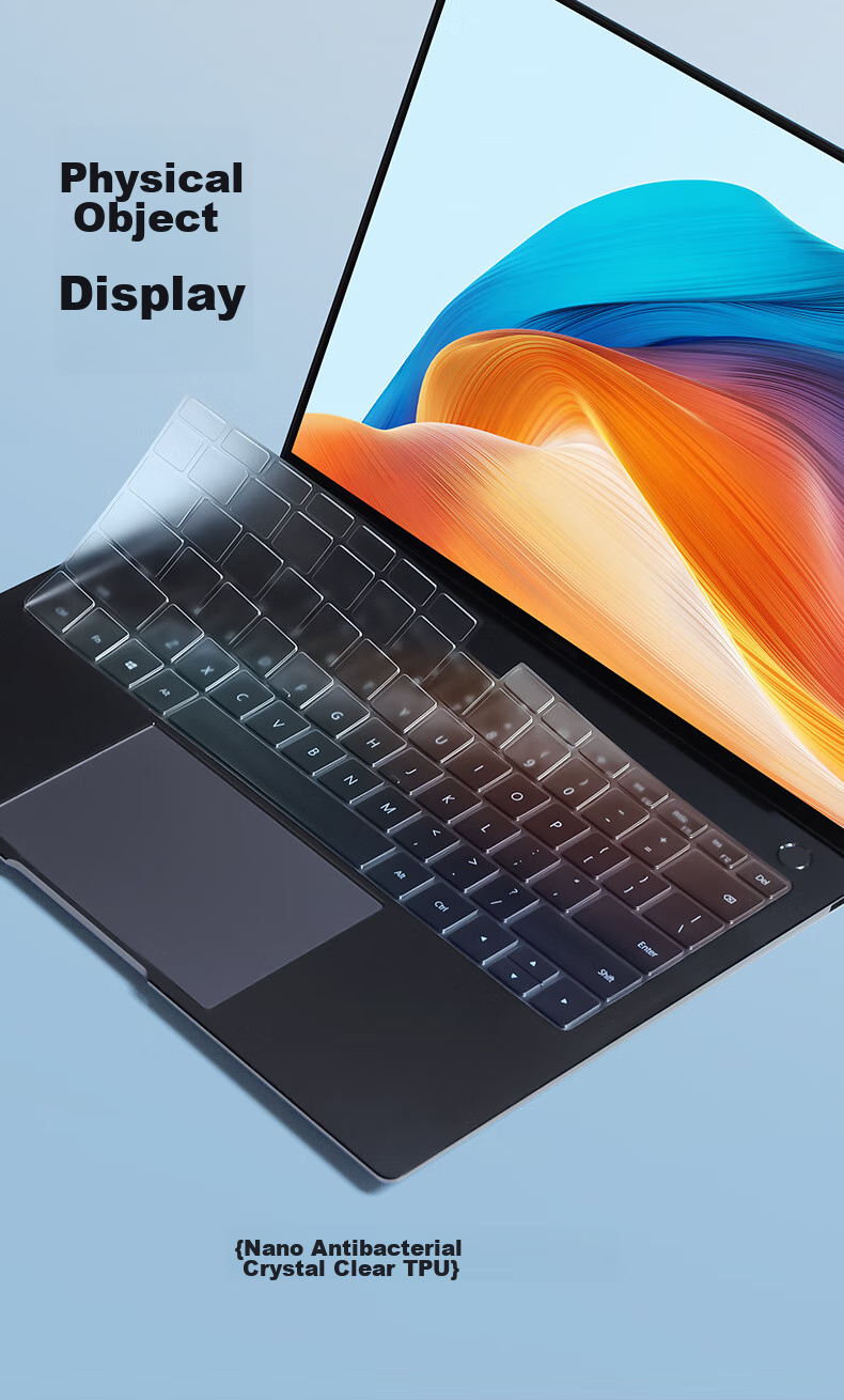 DiyiGongfang Keyboard Cover Dust-Proof Film Suitable for Honor MagicBook 14/14pro/V14/X14/X14pro Laptops, Ultra-Thin Nano Antibacterial TPU Protective Film for Keyboard 16