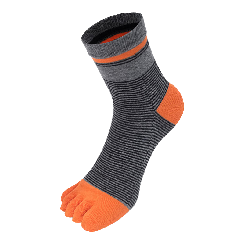 TFO Competition-Grade Five-Toe Outdoor Socks, Non-Slip Wear-Resistant Hiking And Mountaineering Socks Sports Socks 2202418 Men's Dark Gray