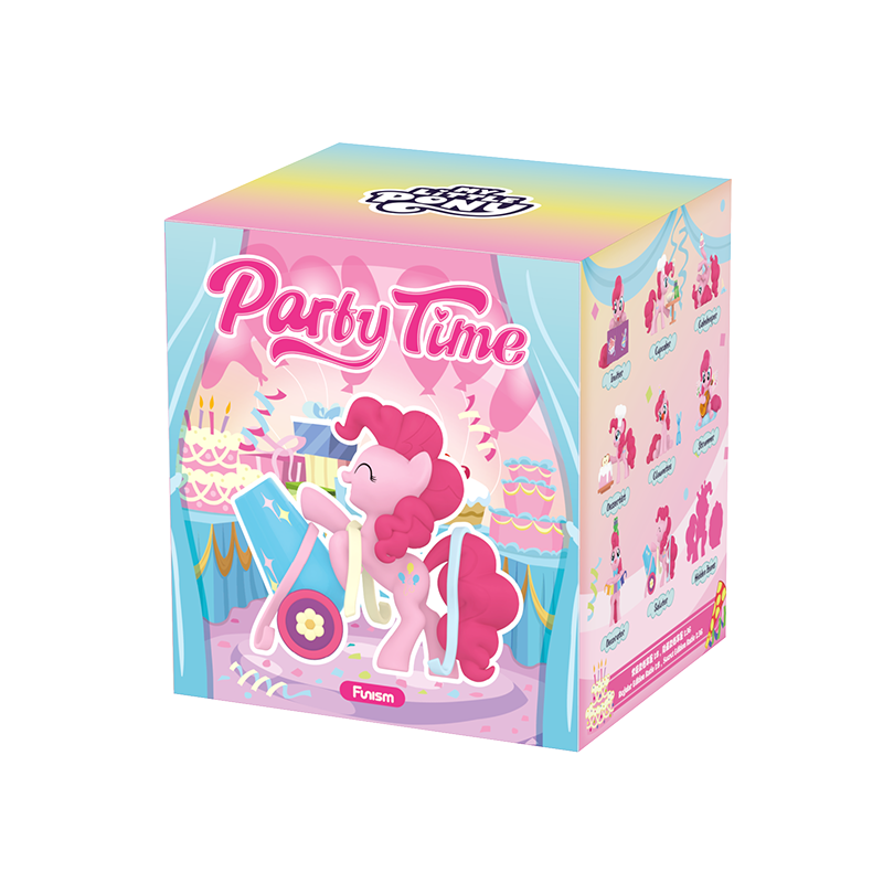 MY LITTLE PONY Official Merchandise, Playful Party Moments Series Blind Box, Single Box Birthday Children's Gift