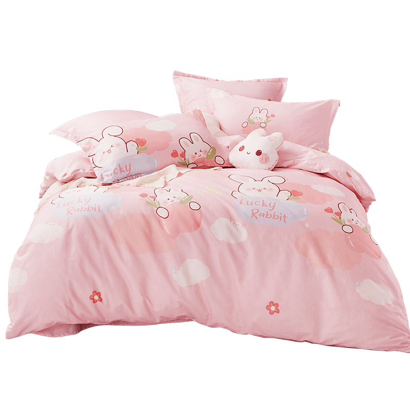 Luolaikids Baby And Maternity Class A Pure Cotton Bed Sheet, Single Piece, Double Bed Size 1.5 Meters, Cartoon Bed Cover, 230*250cm