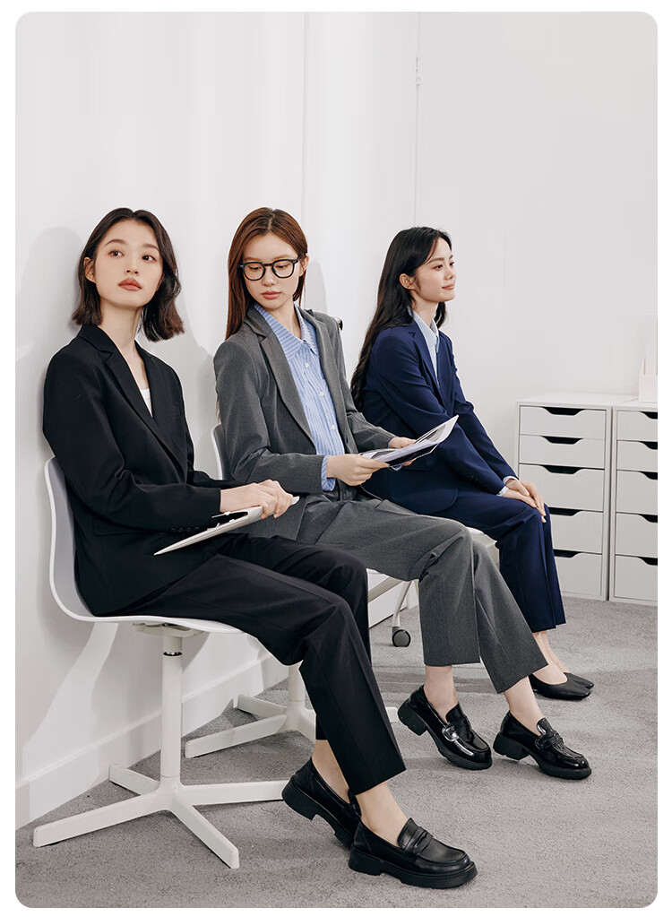 Miss Bird Women's Formal Blazer Suit Slim Fit Professional Interview Workwear Small Size Set 4