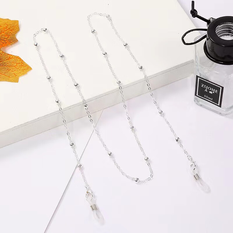 FESETE Necklace for Glasses, Eyeglass Chain for Women, Fashionable Neck Strap for Sunglasses And Reading Glasses, Beaded Chain for Back to School 6