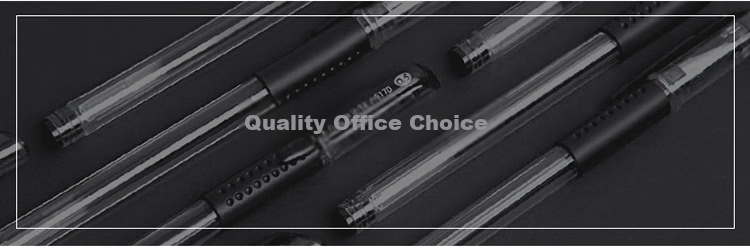 GuangBo 0.5mm Black Classic Gel Pen Set (10 Pens + 10 Refills), 20-Piece Set, ZX9517D 2