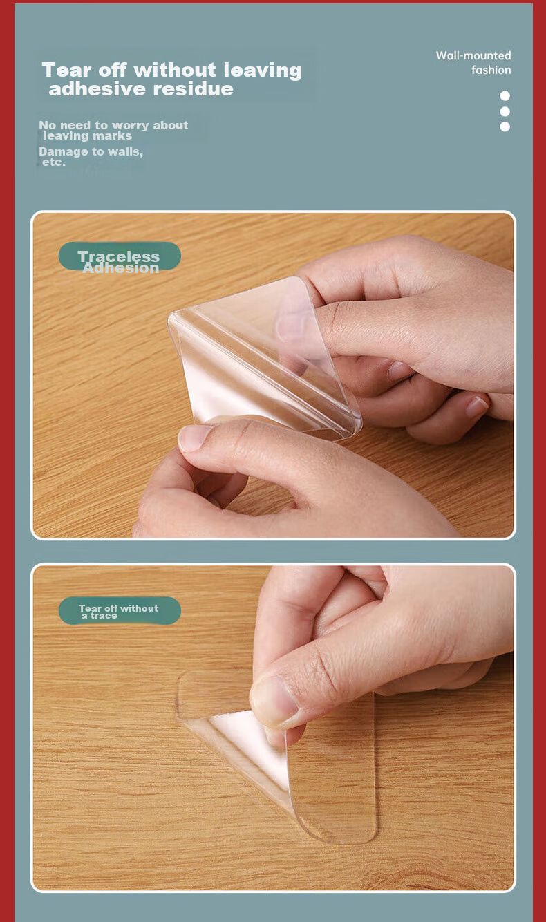 Ouliwen Transparent Tape, Nano High-Adhesion Strong Invisible Waterproof Double-Sided Tape, 50mm*3m*2mm 11