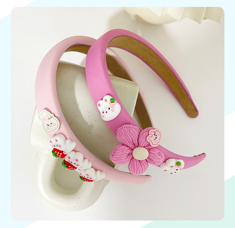 CHIMERA 2 Pieces Sweet Bow Children's Headband, Princess Hairband, Hair Accessory, Girls' Mid-Autumn Festival Gift 5