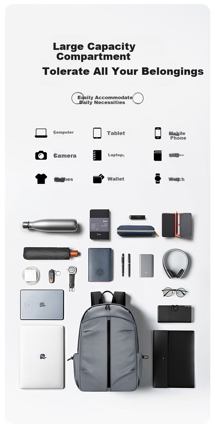 Biyoumei Backpack for Men, Fashionable Casual Travel Bag, Laptop Bag, School Bag for High School And College Students, Middle School Bag for Wome 2