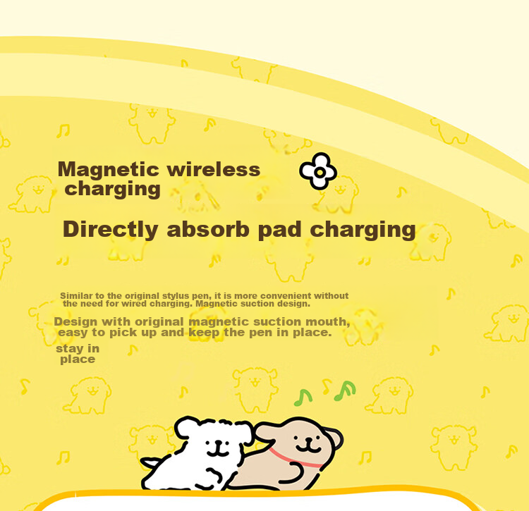BASEUS Capacitive Stylus for IPad, Apple Pencil [Line Dog] Compatible with 2026 Pro/Air8/Mini/iPad11 Tablet Touch Screen Writing Pen Apple Pencil 8