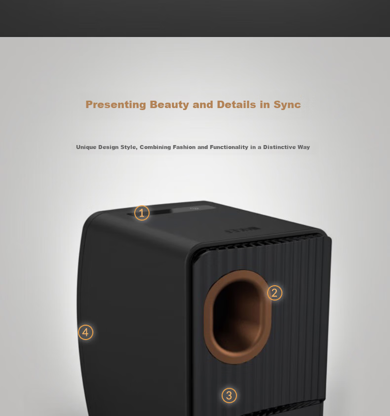 KEF LS50 Wireless II, Wireless HiFi Speaker, Home Living Room Desktop, 2.0 Stereo Active Audiophile-Grade TV Speakers, Hiplay Gift, Black 16