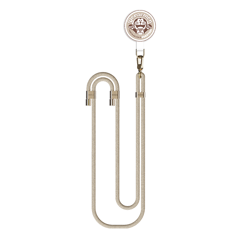 ROCK Doraemon Phone Lanyard, Neck Strap, Crossbody Phone Chain, Wrist Weave, Anti-Theft, Anti-Loss Device, Shockproof, Portable, Durable, High-End Feel, Cute Cartoon Design for Men And Women, Tongluoshao