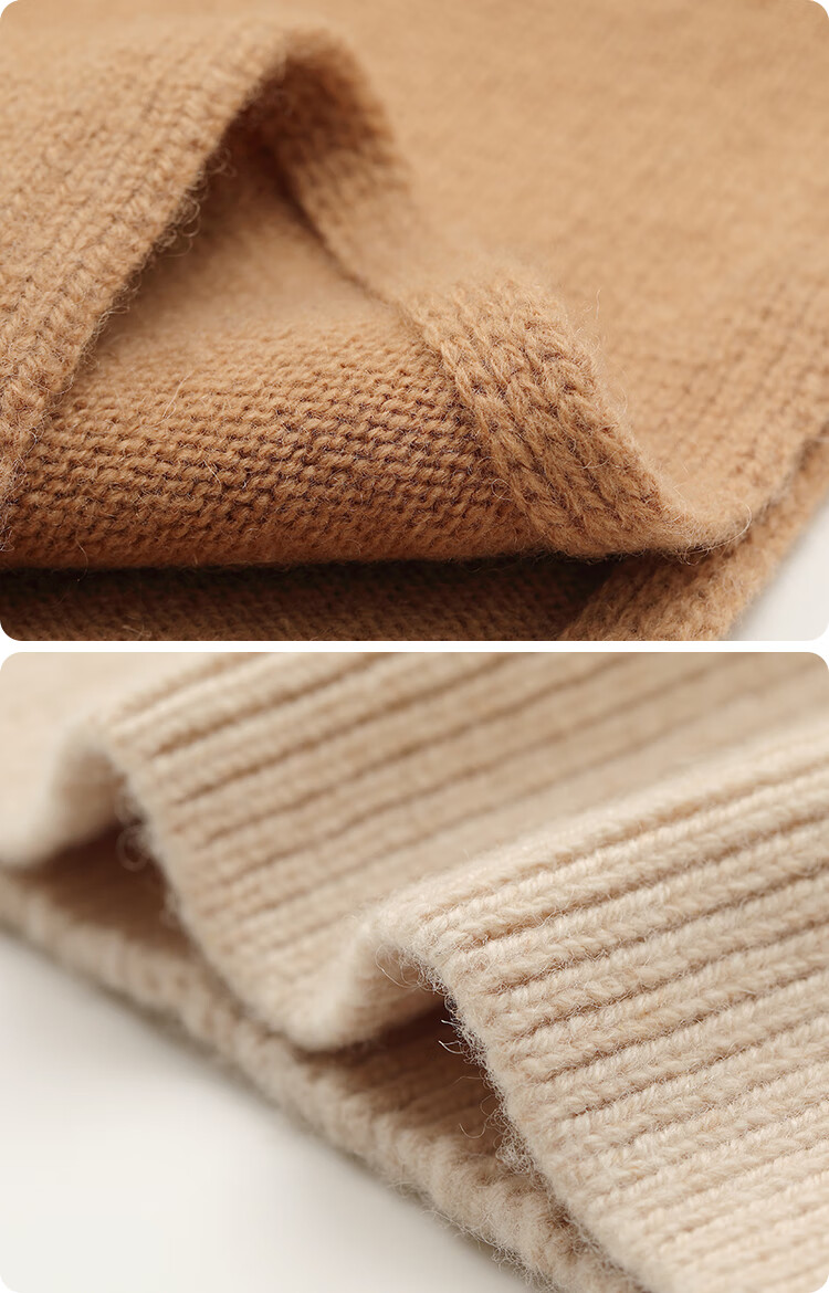 JIUMU Pure Wool Warm Scarf, Hat And Gloves Three-Piece Set for Women, Winter Birthday New Year Gift for Girls, Gift Box Packaging 15