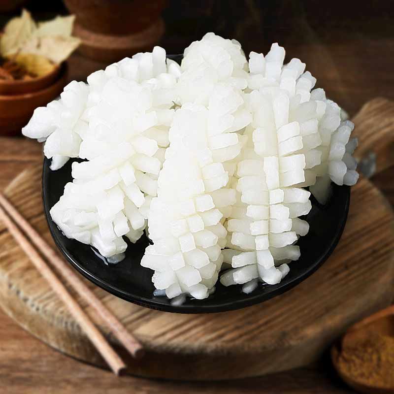 鸿顺鱿鱼花1斤装 目鱼花 鲜捕速冻 免切 年  烧烤火锅食材 铁板鱿鱼