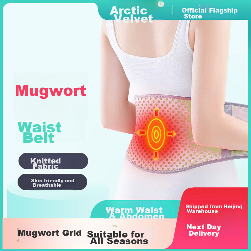 Bejirog Herbal Waist Support Belt for Herniated Disc, Summer Cold Prevention, Sleeping Aid, Unisex, Size L
