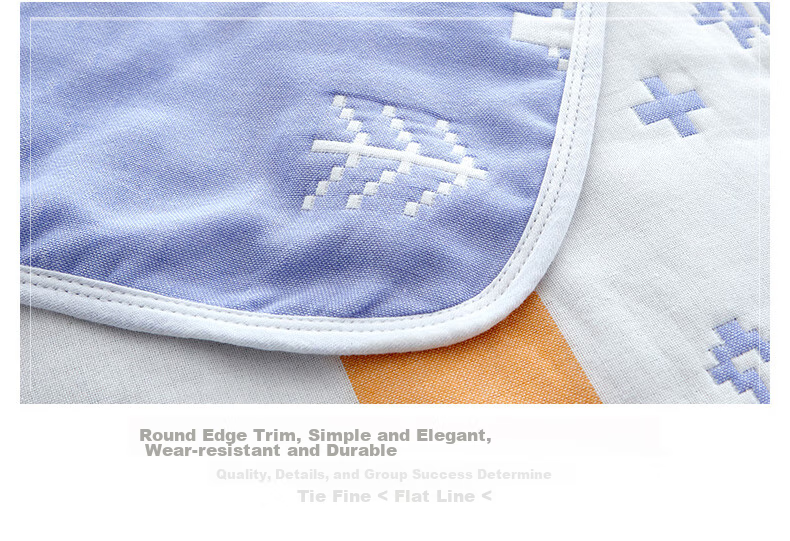 Hengyuanxiang Pure Cotton Gauze Towel Blanket, Six-Layer Thickened, Summer Quilt, Office And Children's Air Conditioning Blanket, 150×200CM 18