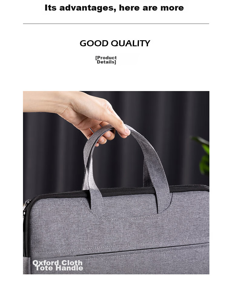Deli Briefcase, Thickened Three-Dimensional Office Handbag, Conference Bag, Business Bag, Zipper Bag, Laptop Bag, Briefcase, Portable Handbag, Birthday Gift, Gray, New Or Old Randomly Sent 15