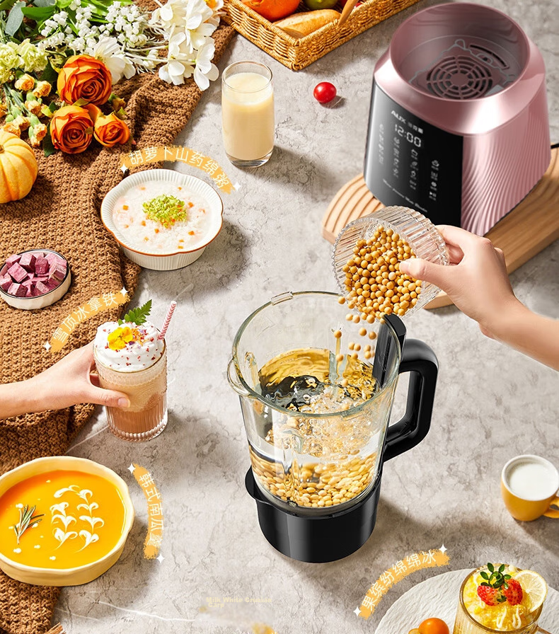 AUX Blender Soundproof Cover, Quiet Noise Reduction, Home Soy Milk Maker, Fully Automatic Food Processor, Multifunctional All-In Machine, Large Capacity Juicer, Dry Bean No-Soak Direct Grinding APD-08AD65 22