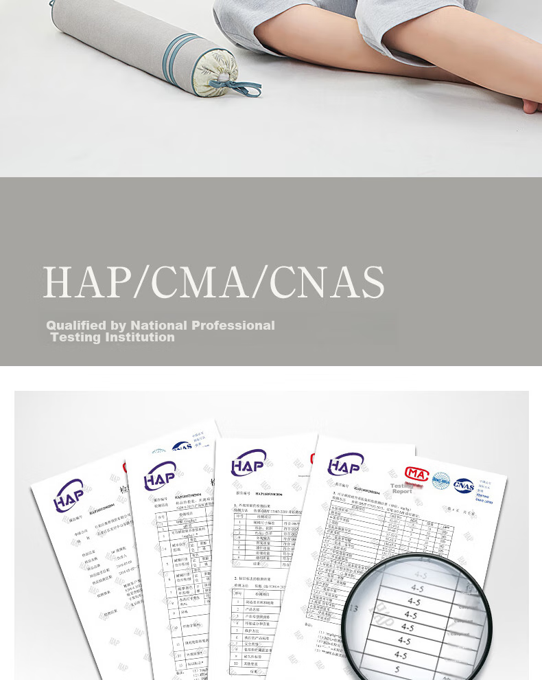 Shangfan Cervical Pillow with Cassia Seed Hard Pillow, Round Cylindrical Pillow, Candy Pillow, Adjustable Firmness And Height 21