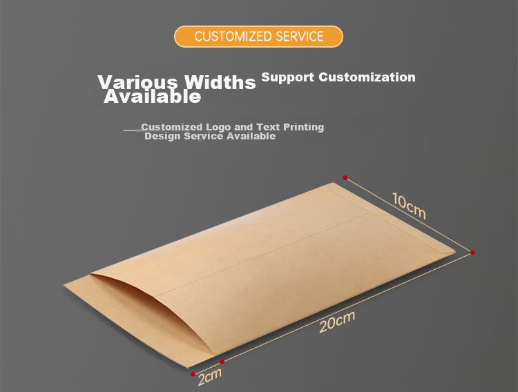 Kingdee Wide Version No. 1 Blank Kraft Paper Envelopes, 20 Pieces/pack, Unlined Envelope Bags for Invoices And Wages, Document Folders, Side Width 60mm 3