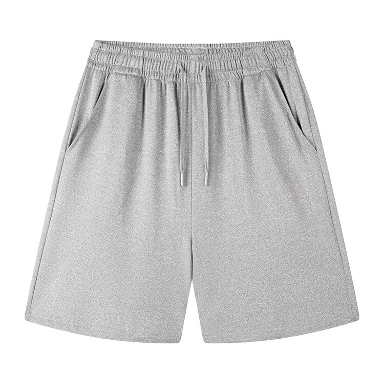 GENIOLAMODE Men's Shorts, Everyday Basic Solid Color, Drawstring, Loose Fit, Casual Comfortable Versatile Five-Point Pants 15