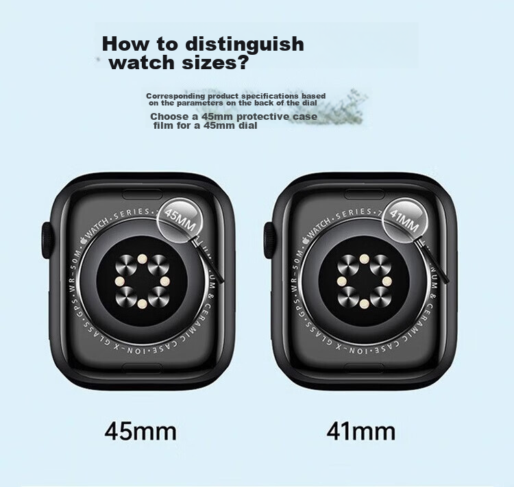 BELKIN Full Protection Case for Apple Watch, Tempered Glass Screen Protector And Shockproof Case Two-In for Apple Watch S9/S8/S7 to S4, Black, 41mm 1