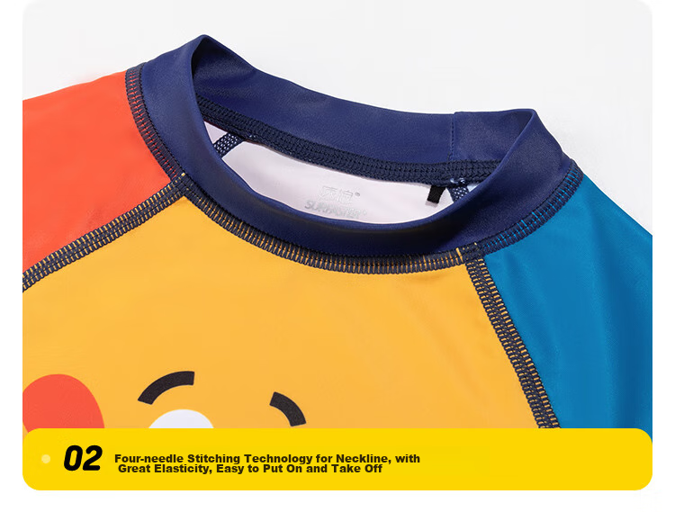 Sulang UPF50+ Sun Protection | 20% Spandex High-Elastic Long-Sleeve And Pants Children's Boys Swimwear Dinosaur Walking Pants 110 10