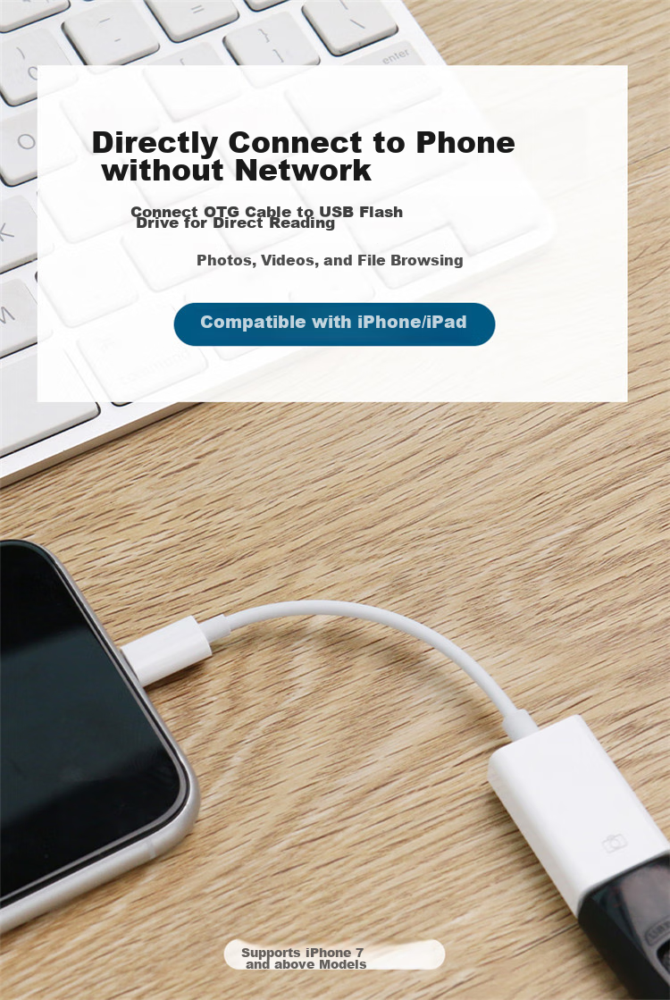 JOWOYE Apple Hard Drive Converter, Phone Screen Mirroring Device, Huawei Type-C Android TF/SD Memory Card Reader, Computer IPad/iPhone17/16 Adapter, USB Drive Keyboard Mouse HDMI 13