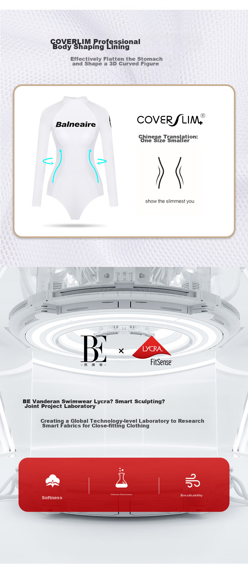 BALNEAIRE Fashion Series One-Piece Swimsuit for Women, Stylish Slimming Long-Sleeve Sun Protection Swimwear for Beach And Hot Springs 61502 XL 6
