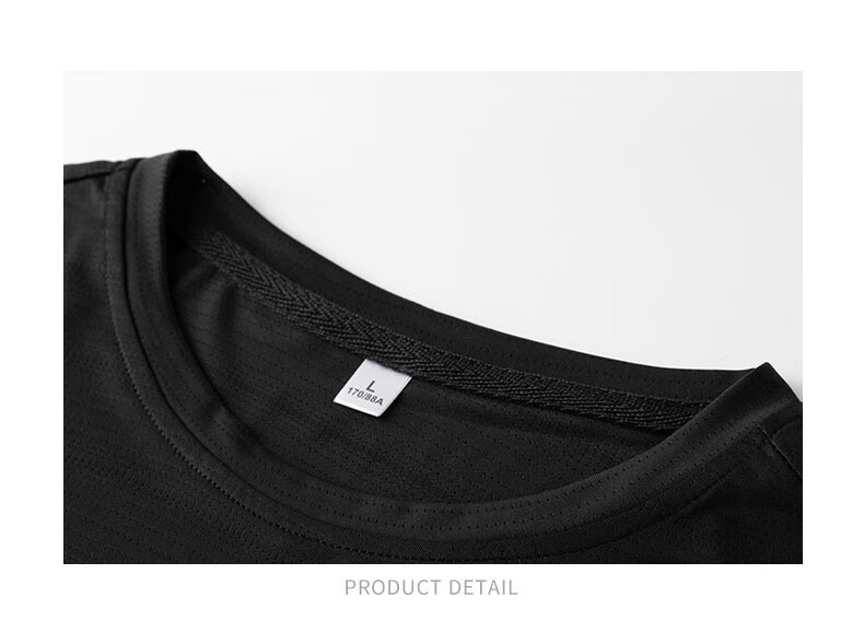 JEEP SPIRIT Men's Short-Sleeve T-Shirt, Summer Half-Sleeve, Ice Silk, Elastic, Quick-Dry, Cool-Feeling Sports Menswear, Gray, M 21