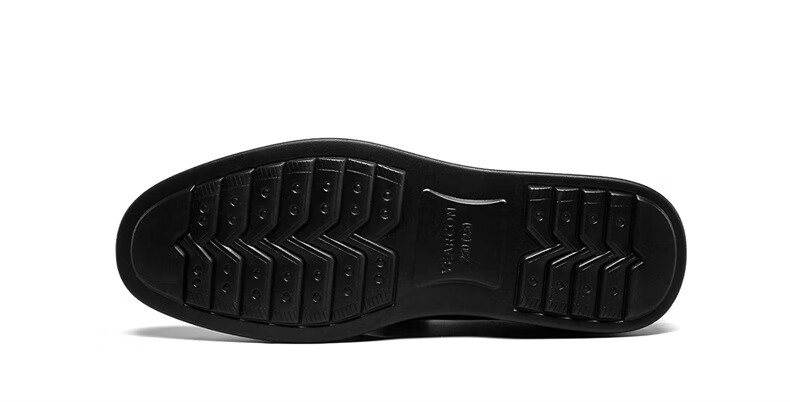 Yierkang Men's Slip-On Comfortable Business Casual Dad Loafers Leather Shoes Single Shoes for Men, 97973W, Black, Size 39 18