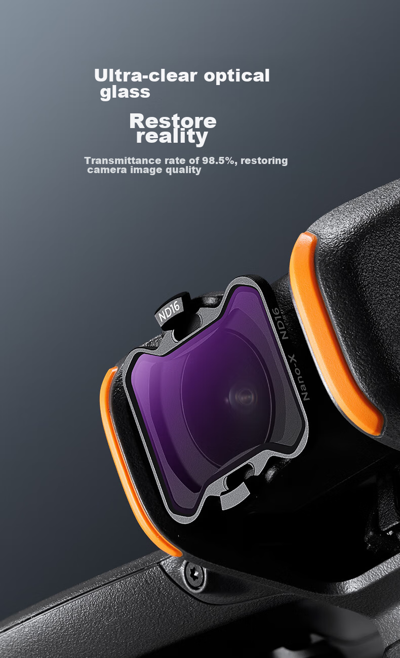 Zhuoer Avatar 2 DJI Avata 2 Filter Accessory Kit, UV Lens Protector, ND Filter, CPL Polarizing Filter, Avata 2 Drone Accessories 8