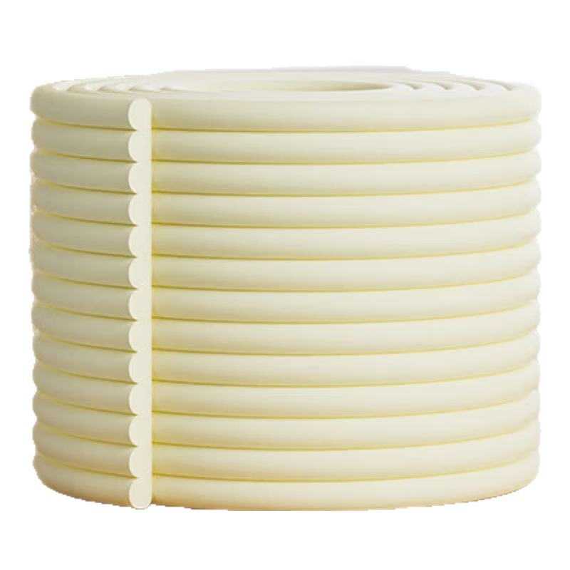BEIDELI Multifunctional Anti-Collision Strip, Baby Table And Cabinet Corner Guard, Anti-Collision Soft Pad, Off-White, 12cm Wide, 2 Meters Long