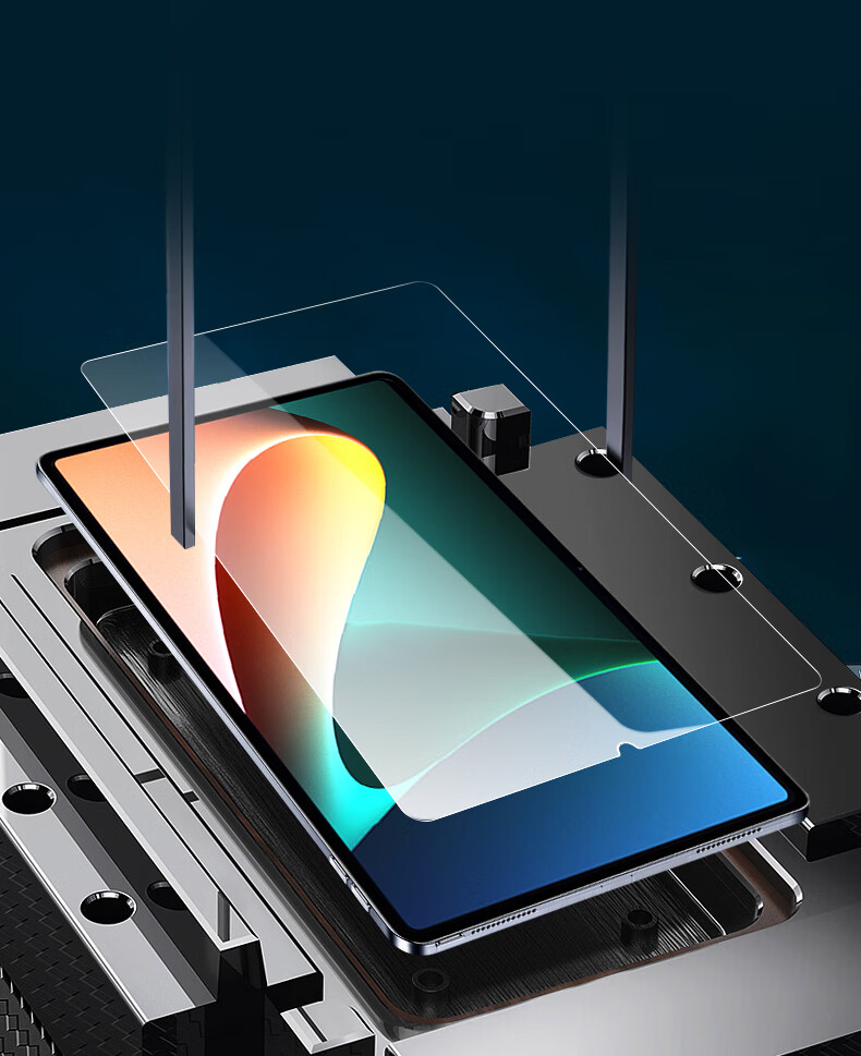 ESCASE Xiaomi Pad 5/5 Pro Tempered Glass Screen Protector for 2021 Model, 11-Inch Tablet Screen Film, HD Clear Protective Film, Shatterproof, Suitable for Xiaomi Pad 5/5 Pro, Transparent 5