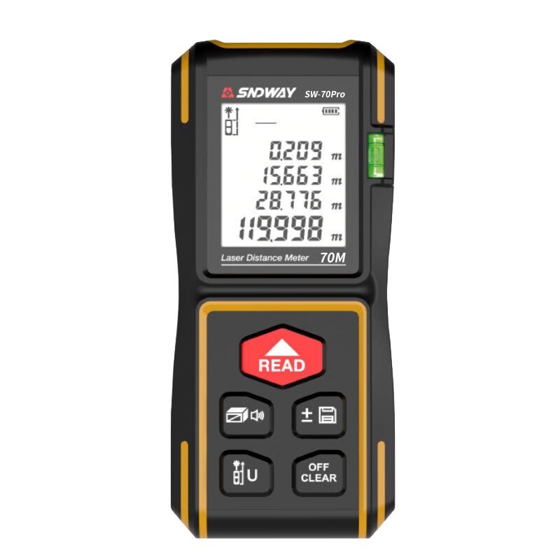 SNDWAY Infrared Laser Distance Meter High-Precision Handheld Electronic Measuring Device