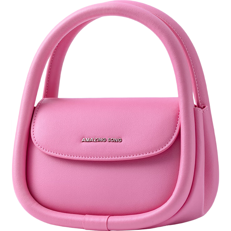 AMAZING SONG Women's Soft European-Style Medium Cowhide Crossbody Bag, Fashionable Simple Commuter Niche High-End Shoulder Handbag Gift