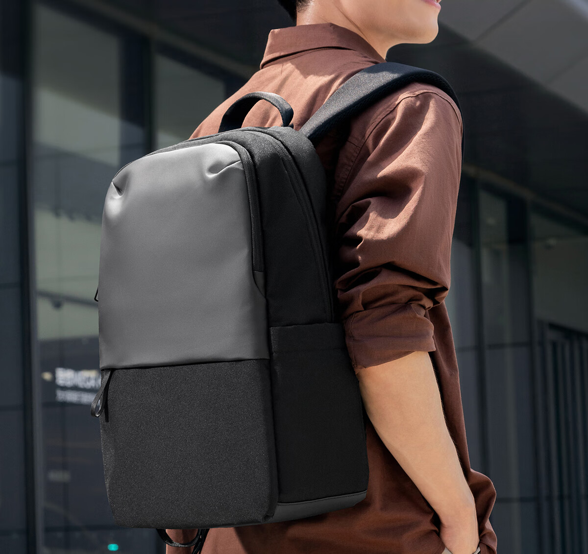 JINSHIWQ Laptop Backpack, Women's Large Capacity 16-Inch Notebook Bag, Fashionable Commuter Schoolbag, Travel Business Trip Bag 2