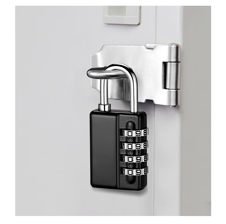 IGear Large Four-Digit Combination Padlock Storage Cabinet Anti-Rust Lock Gym Dormitory Door Lock Toolbox Lock with Security Key 7