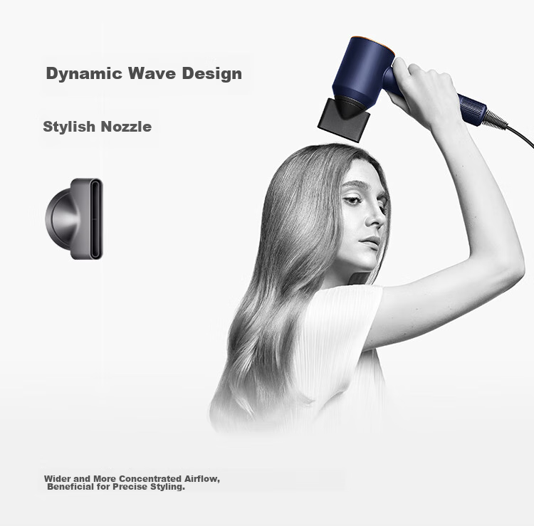 DYSON HD15 High-Speed Hair Dryer, Dyson Supersonic Electric Blower, Negative Ion, Quick-Drying Hair Care, Multiple Nozzles, Home Use, Gift Recommendation, Purple-Red Color 17