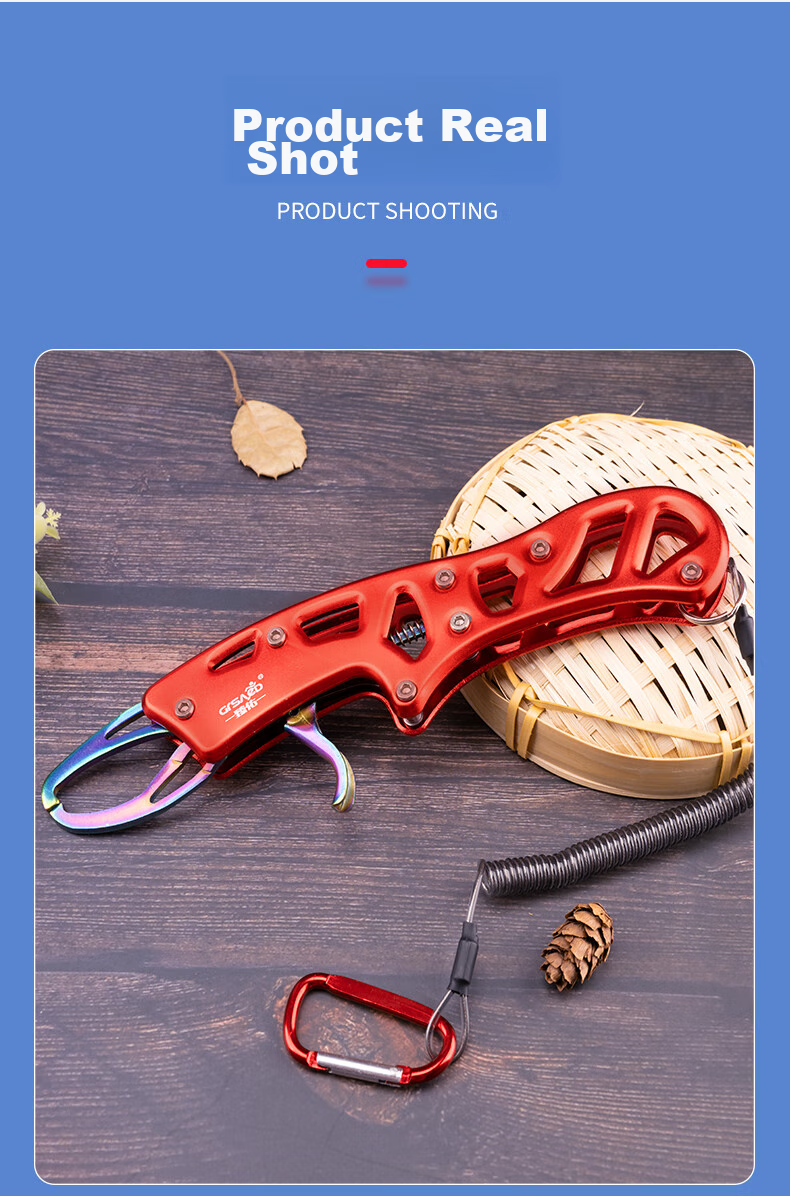 Grased (Grsaed) Fishing Eagle Model Fish Controller Aluminum Alloy Fish Controller Lure Pliers Fish Grabber Lure Pliers 11