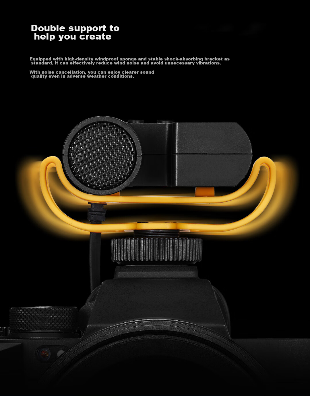 Godox IVM-S3 Lavalier Microphone with One-Key Noise Reduction for Video Recording, Vlog Audio Capture, Stereo Interview, Conference, Heart-Shaped Directional Condenser Microphone 9