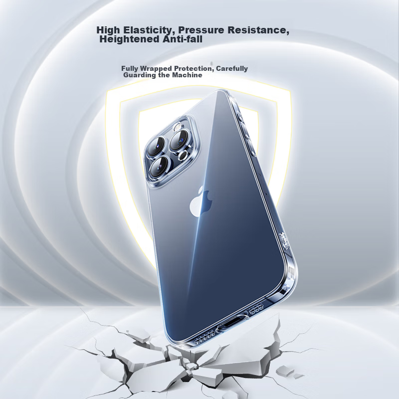 Чехол для iPhone 16 Plus ALittleFlower, ультратонкий, противоударный, мягкий, прозрачный, полная защита с защитой камеры, простой дизайн для мужчин и женщин