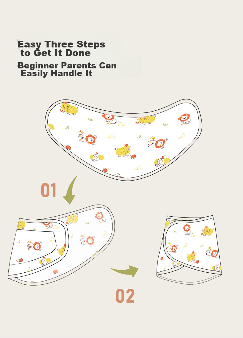 AIBEDILA Baby Swaddle Blanket, Spring And Autumn Bamboo Cotton, Anti-Startle, All-Season Cotton, Newborn Swaddling Cloth, Baby Sleeping Aid, Single Layer 7