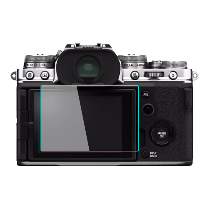 Earlymen Dual-Piece Tempered Glass Screen Protector for Fuji X-H2s/X-H2/XH2, Anti-Scratch And Anti-Smudge Protective Film, Protective Accessory