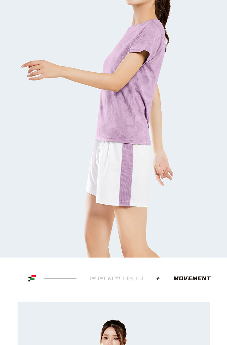 Fandimu Badminton Outfit for Women, Sports Running Yoga Tennis Fitness Wear, Breathable Comfortable Outdoor Training Hiking 14