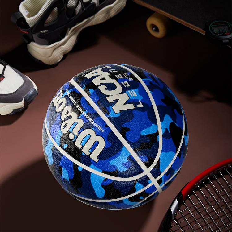 Wilson NCAA LEGEND Series No. 7 Basketball PU Material Indoor And Outdoor Universal Non-Slip Wear-Resistant Adult Basketball 3