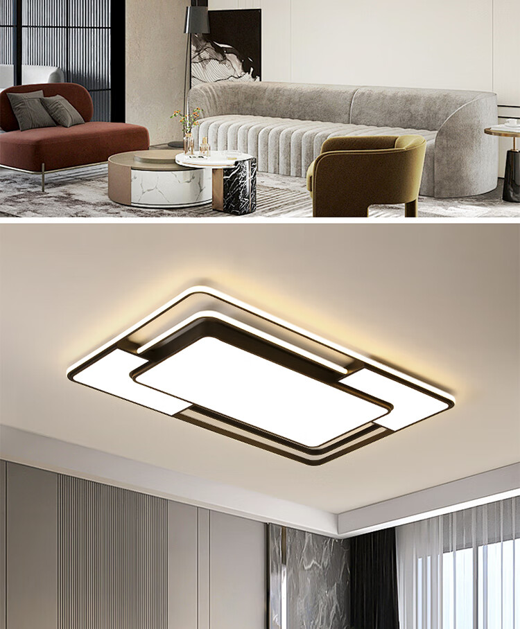 MICOE Modern Minimalist LED Ceiling Light for Living Room, Bedroom, and Dining Room with Installation Package 15