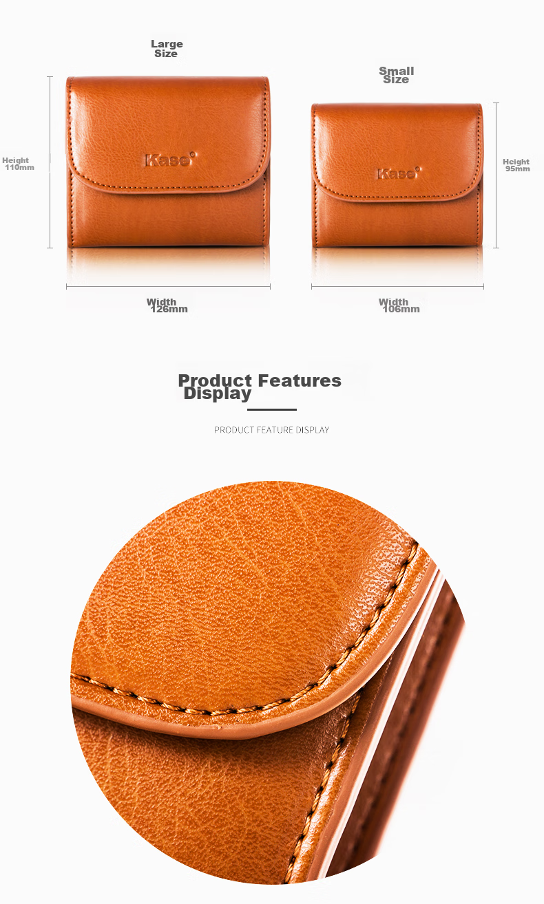 Kase Circular Filter UV Lens Protective Case, Storage Pouch, Portable Filter Protection Bag, Round Lens Case (Five-Piece Storage), Universal for Lenses up to 82mm 2