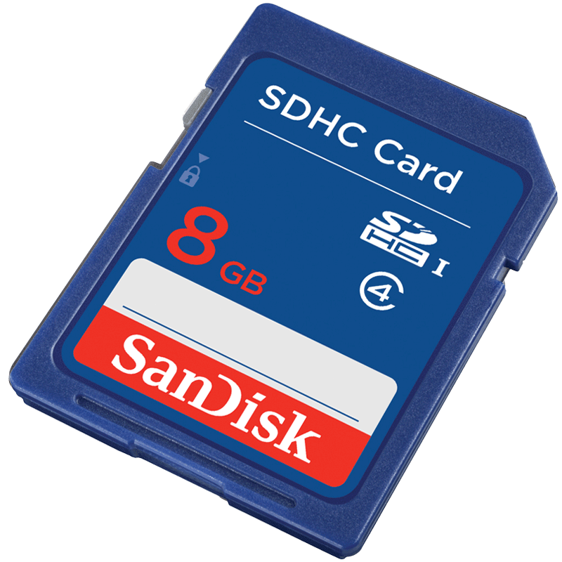 SanDisk, SanDisk 8GB SD Memory Card, Class 4 SDHC, Digital Camera Storage Card, Durable And Reliable