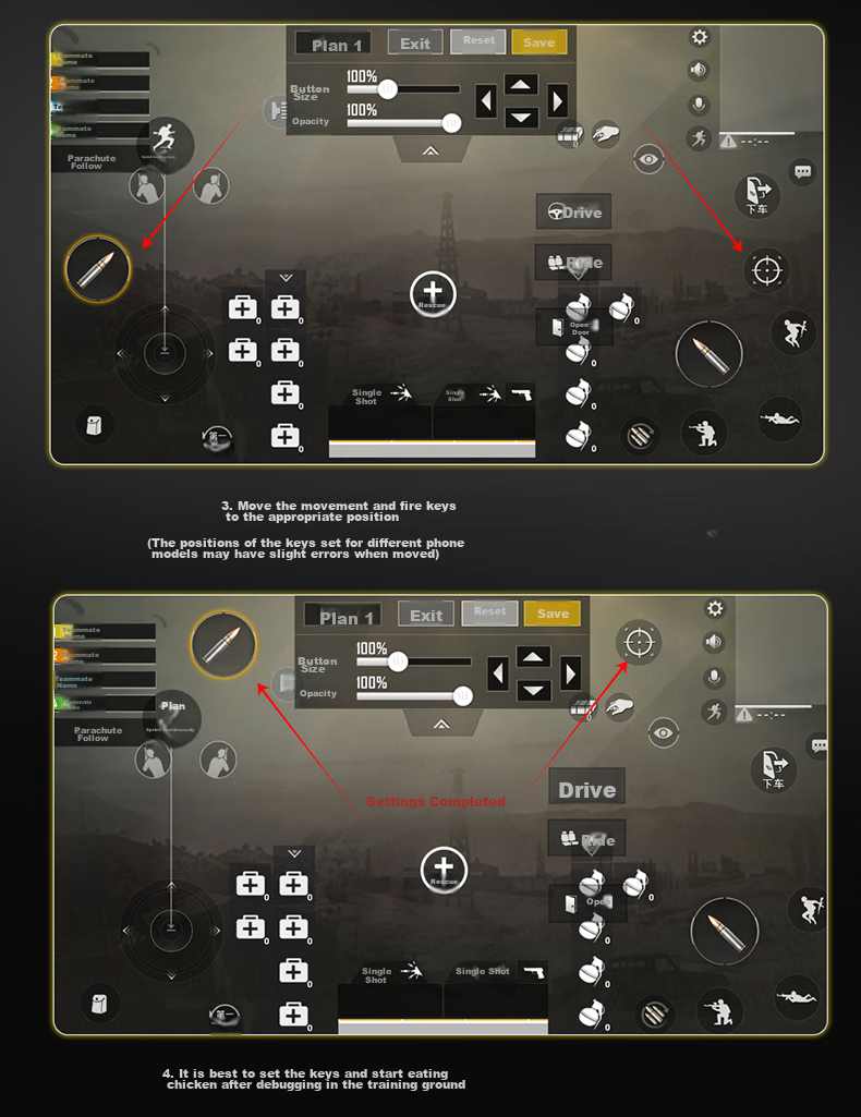 KMaxAI Peace Elite Aiming Assist, Automatic Gun Pressing, Four-Finger Mechanical Buttons, Quick Response, Mobile Game Peripheral GMAJ-XJT Gaming Assist Butto 12