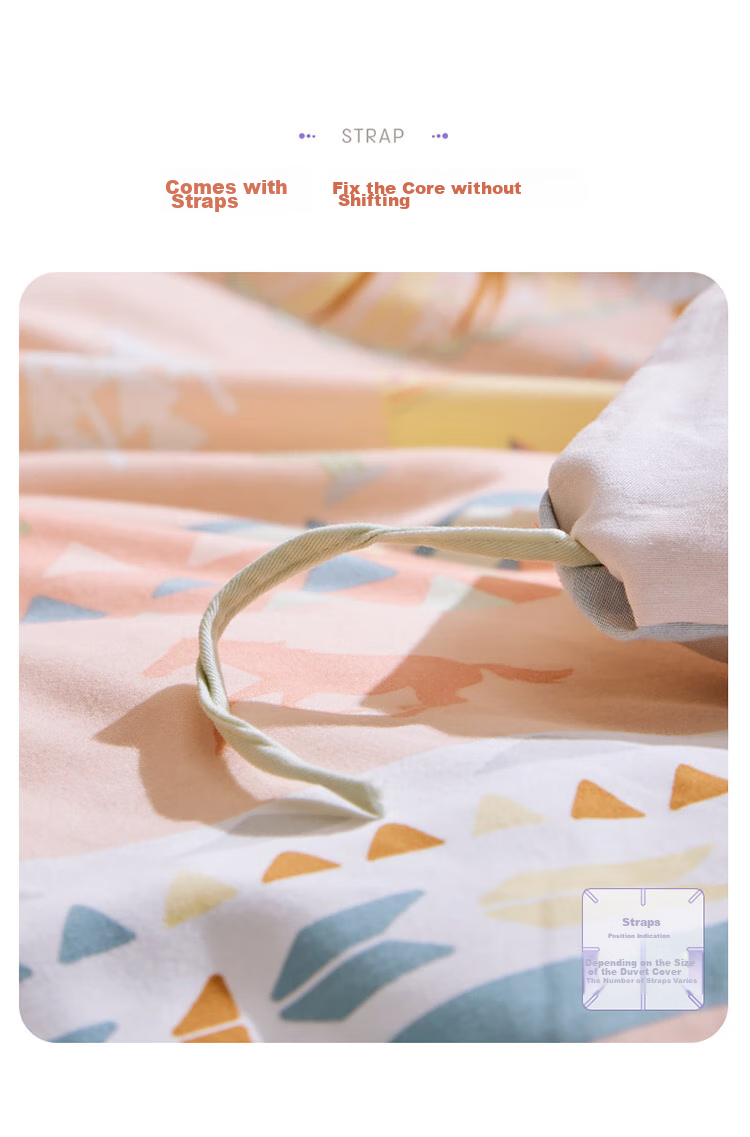 Luolaikids Four-Piece Set, Maternal And Infant Class A Pure Cotton Thickened Brushed Duvet Cover Bed Sheet Pillowcase Pure Cotton Quilt Cover, 220*250 13
